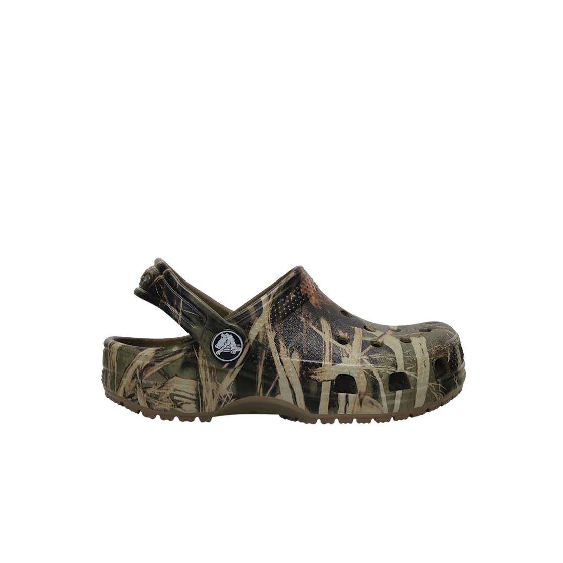 (키즈) 크록스 클래식 리얼트리 클로그 카키((Kids) Crocs Classic Realtree Clog Khaki) - 1