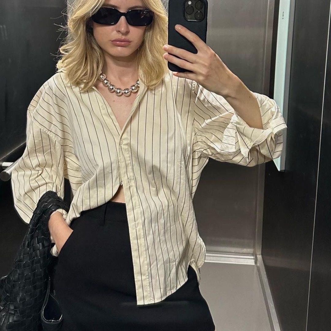 (W) Essentials Mid Length Skirt Off Black - 23SS, (W) J.Lindeberg Amelie Golf Skirt Black 착용 스타일 - 3