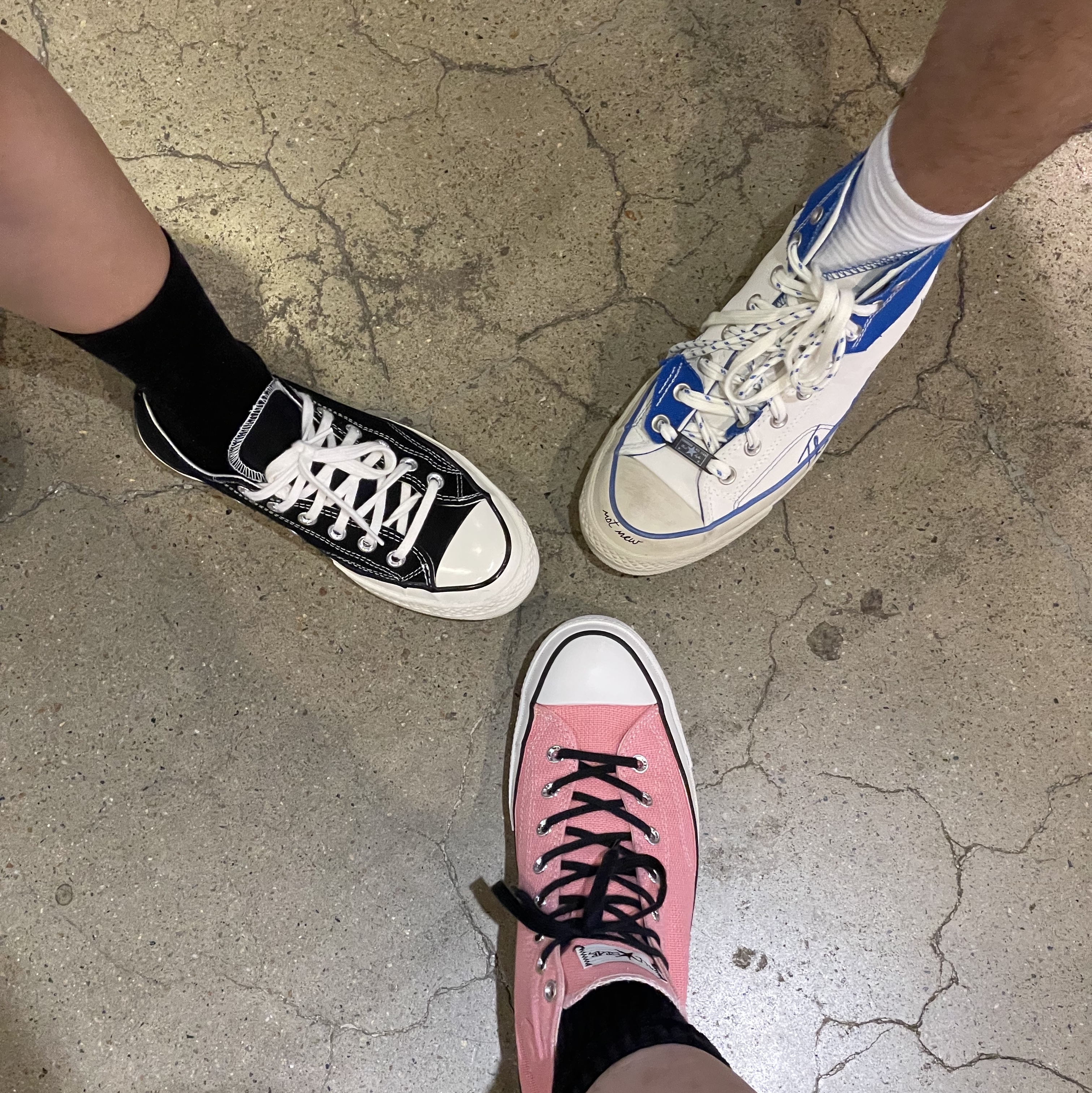 Converse x Ader Error Chuck 70 High White, Converse x Stussy Chuck 70 High Plumeria 착용 스타일