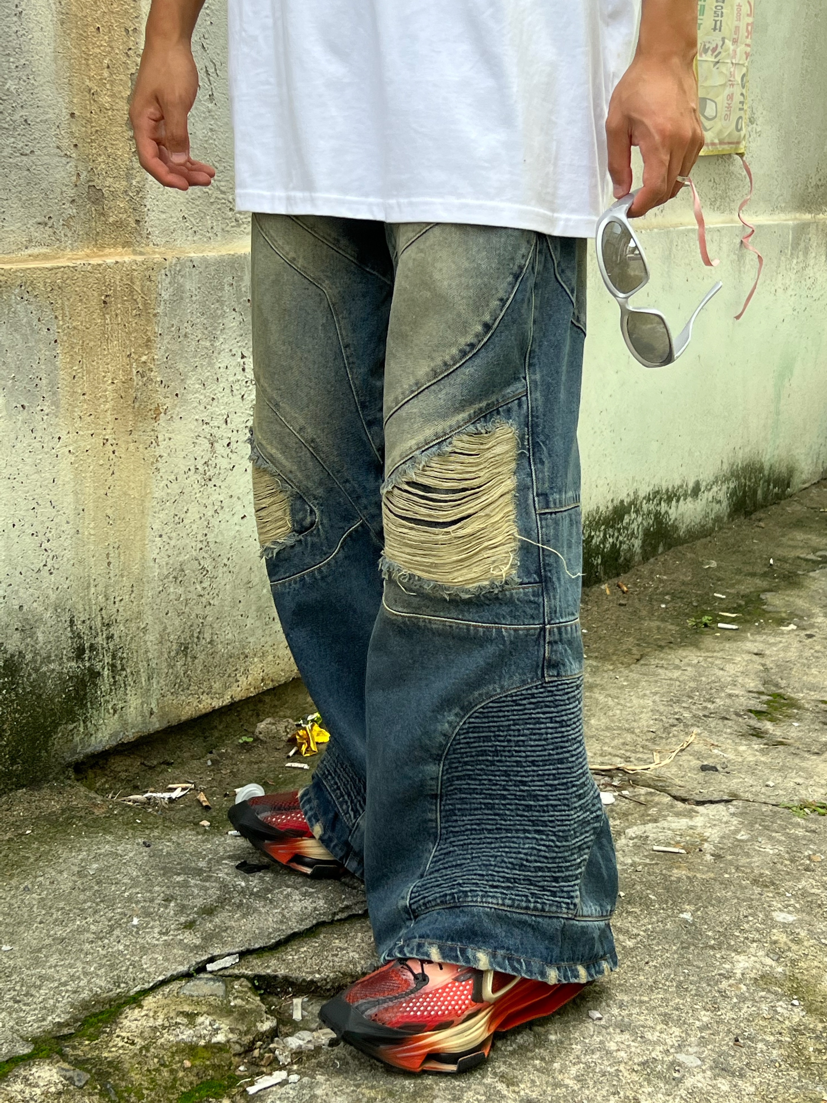 Nike x Matthew M Williams Zoom 004 Rust Factor 착용 스타일 - 3