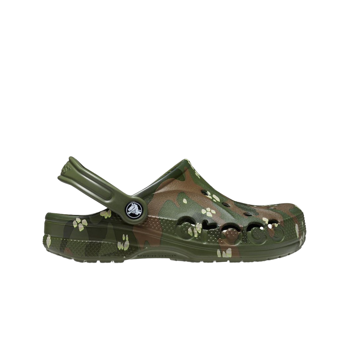 206230-309 Crocs Seasonal Printed Clog Army Green