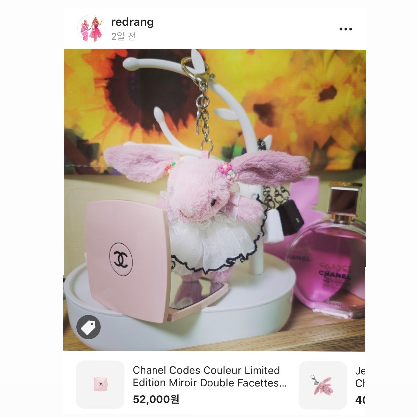 Chanel Codes Couleur Limited Edition Miroir Double Facettes 111 Ballerina 착용 스타일