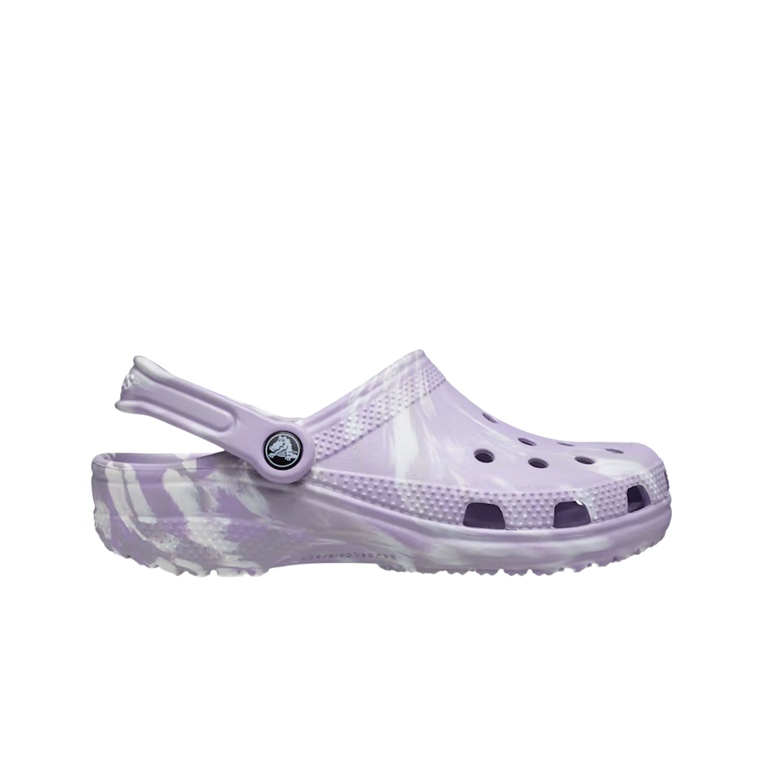 206867-5PT Crocs Classic Marbled Clog Lavender Multi