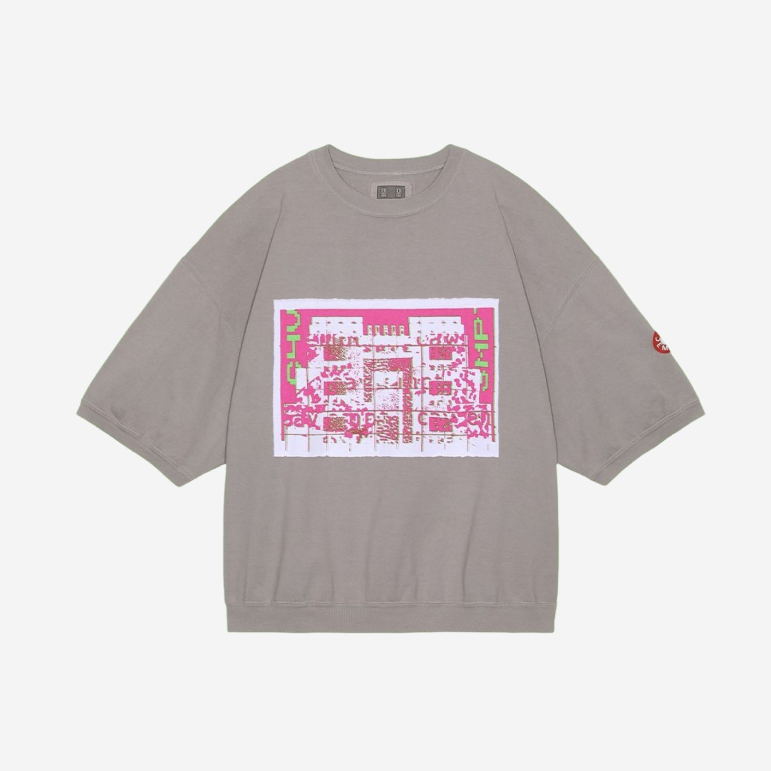 Cav Empt Overdye Patched Crewneck Mocha - 23FW 상세 이미지 1