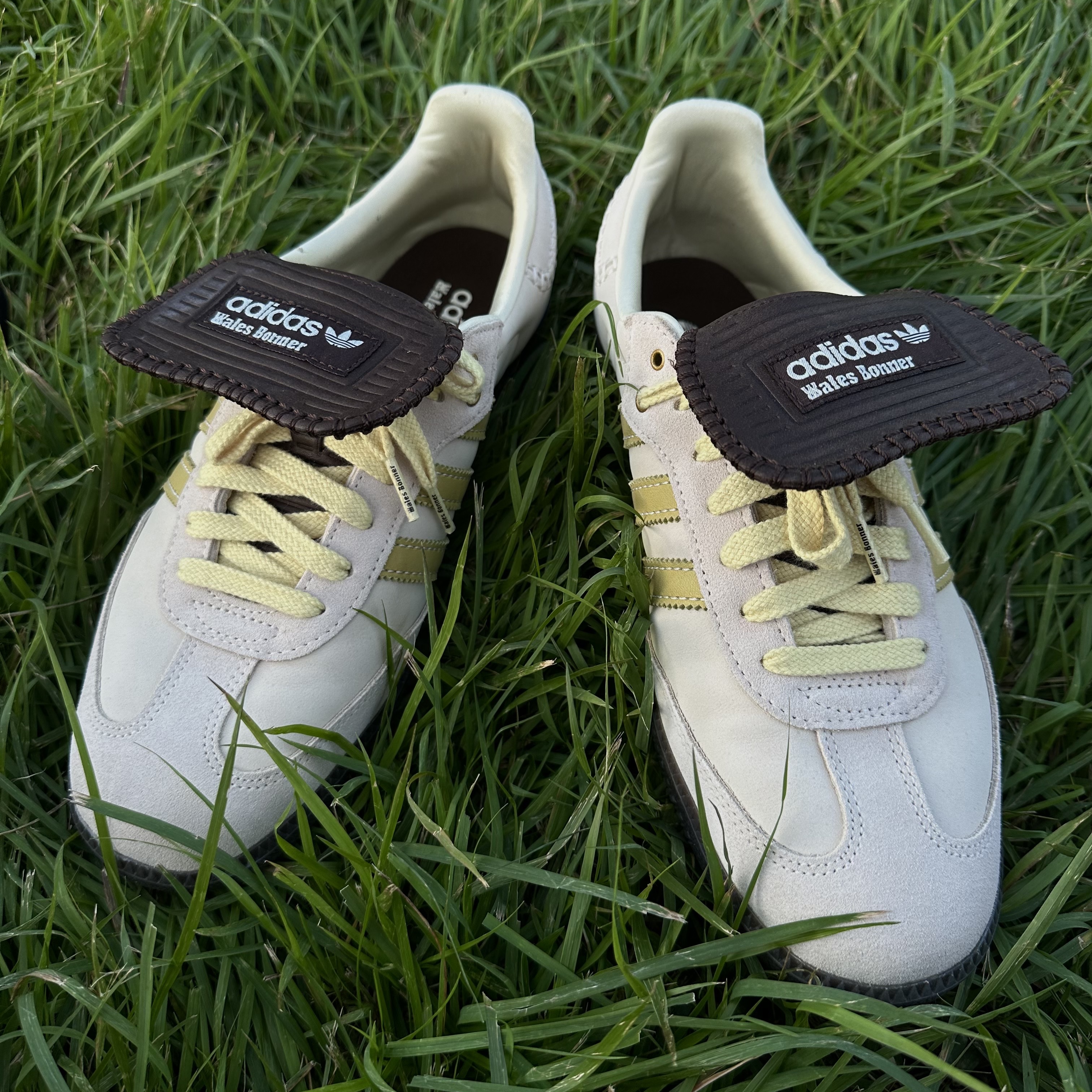 Adidas x Wales Bonner Samba Brown Ecru Tint 착용 스타일