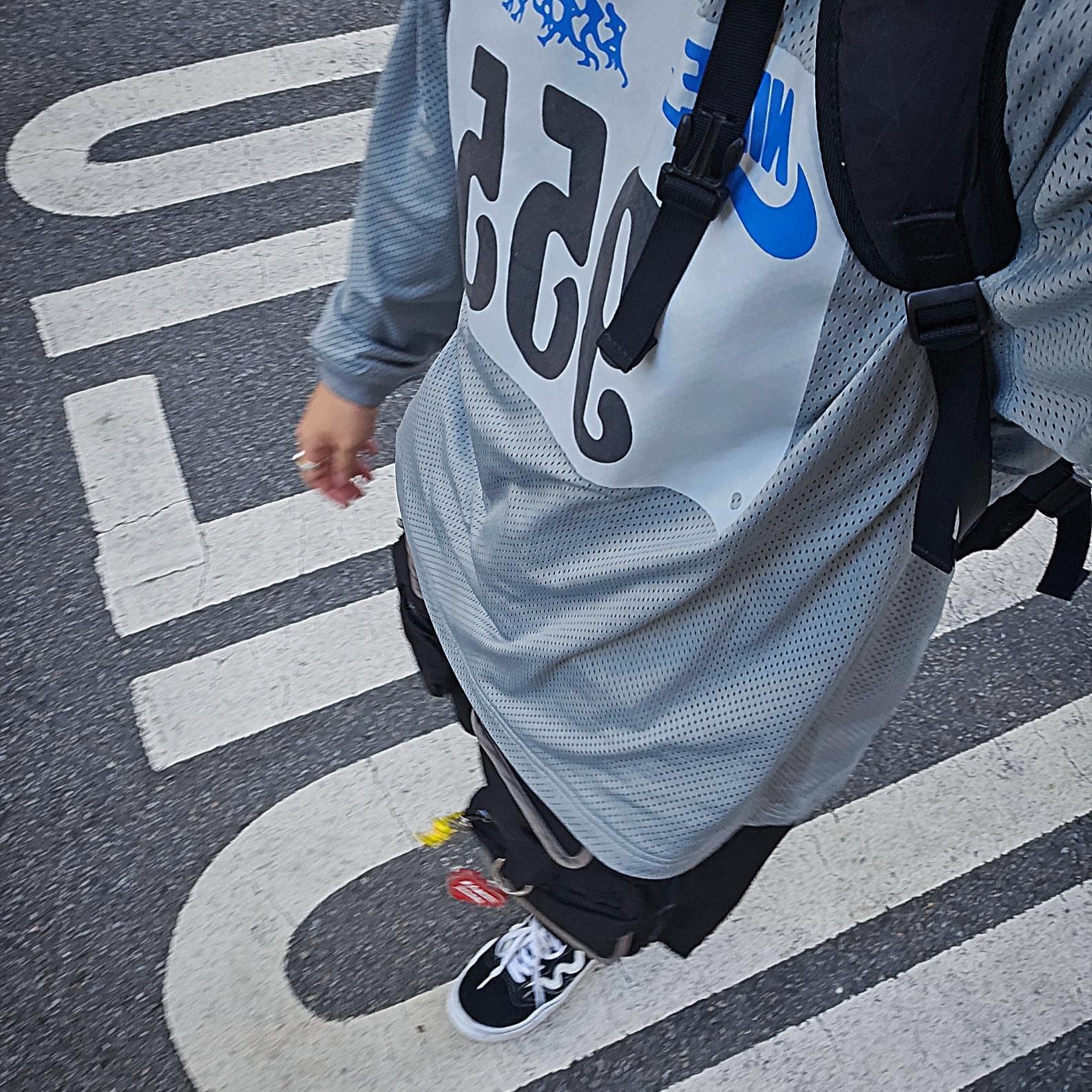 Nike x Cactus Plant Flea Market L/S Jersey Grey - US/EU 착용 스타일