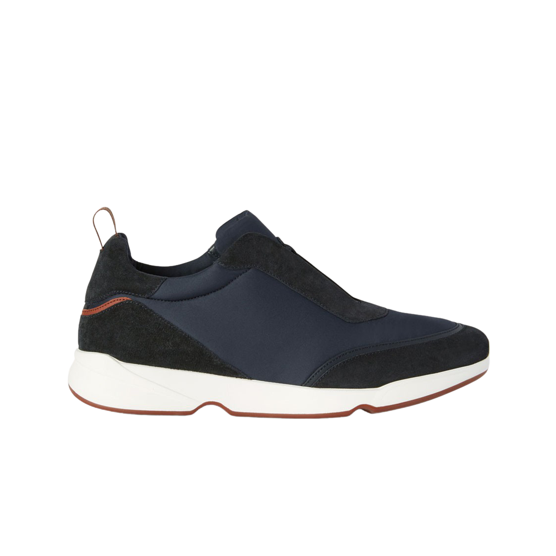 FAL6187-W000 Loro Piana Modular Walk Sneakers Navy Blue