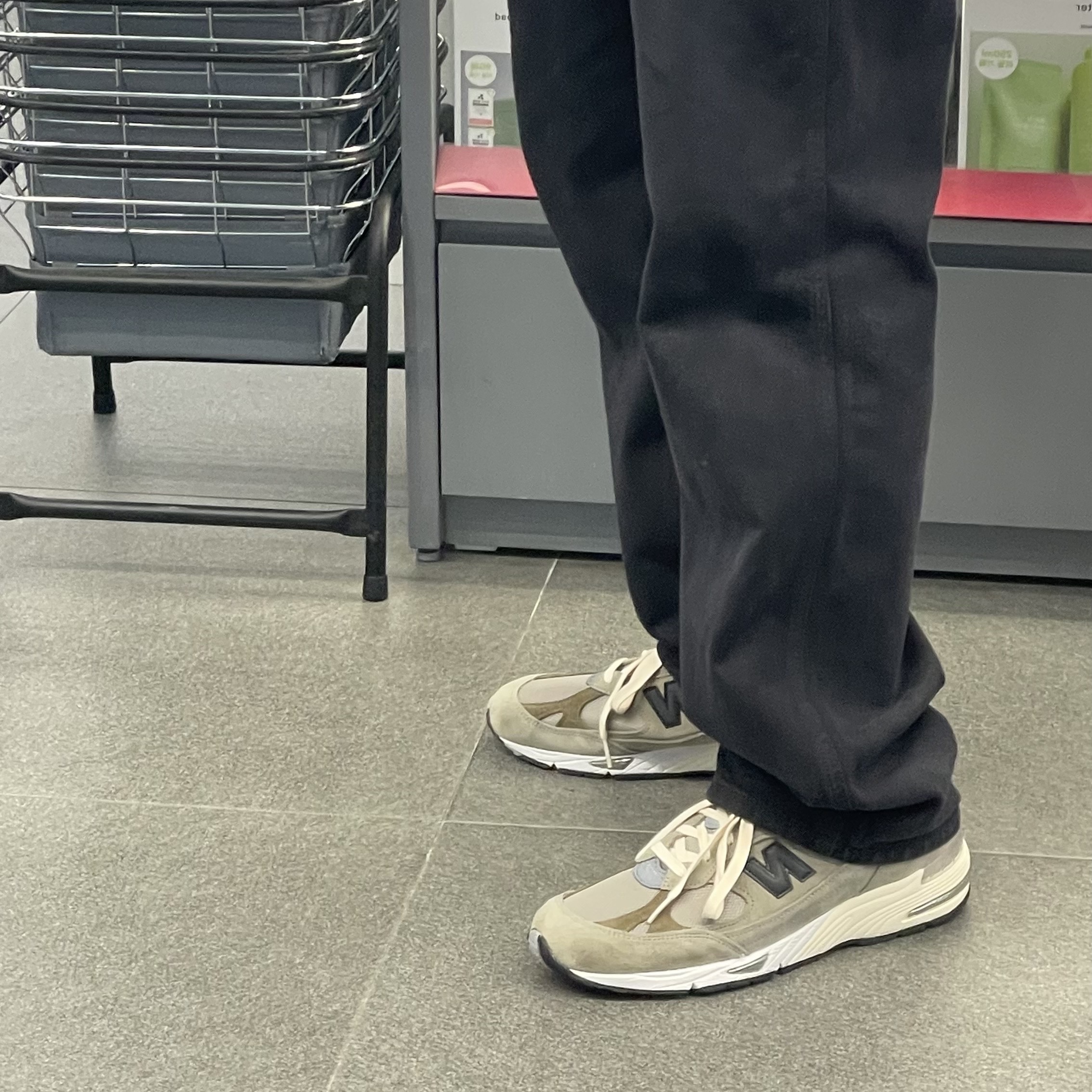New Balance x JJJJound 991 Made in UK Grey 착용 스타일