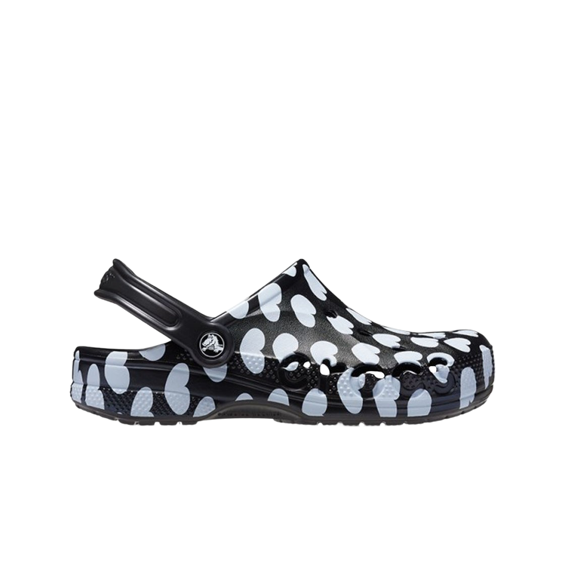 크록스 시즈널 프린티드 클로그 블랙 화이트(Crocs Seasonal Printed Clog Black White) - 1