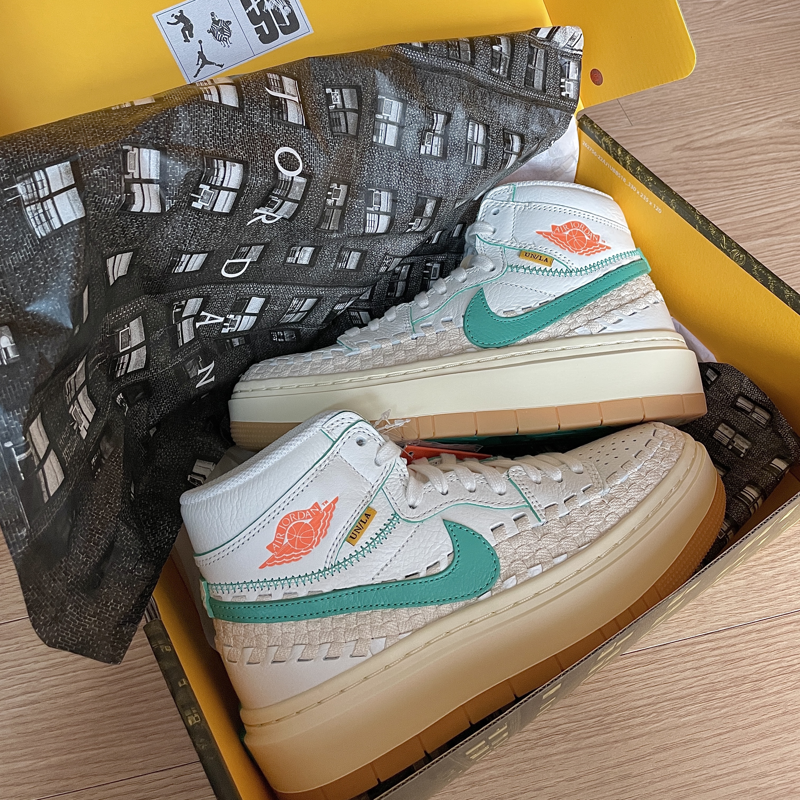 (W) Jordan 1 x Bephies Beauty Supply x Union Elevate High SP Summer  '96 착용 스타일 - 3