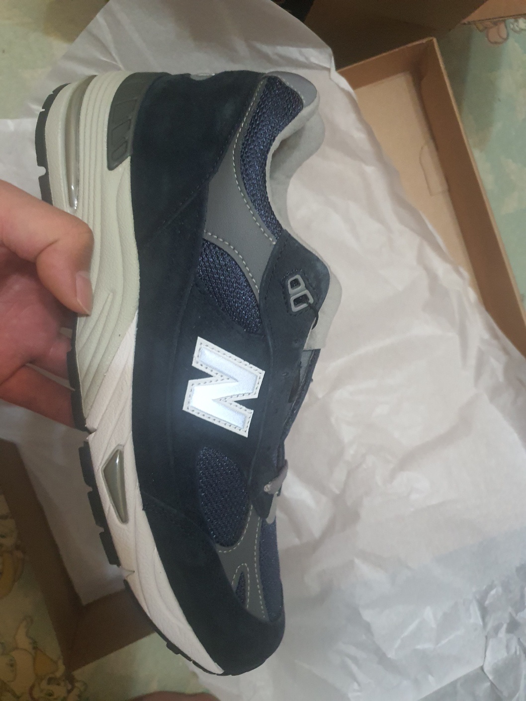 New Balance 991 Made in UK Navy 착용 스타일