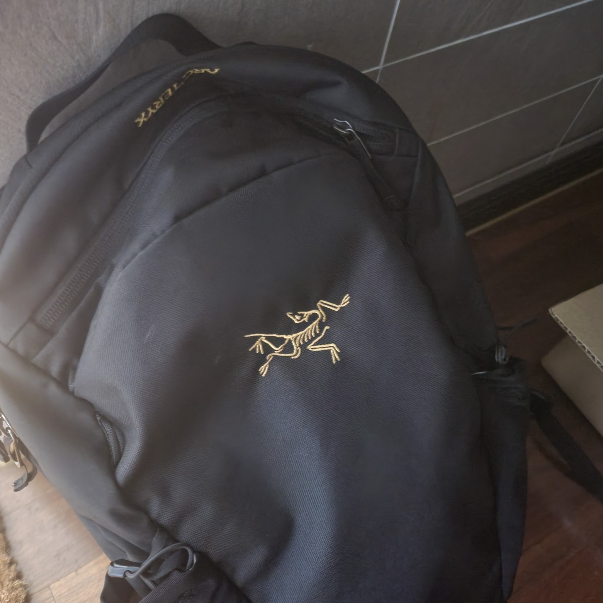 Arc'teryx Mantis 26 Backpack Black 착용 스타일