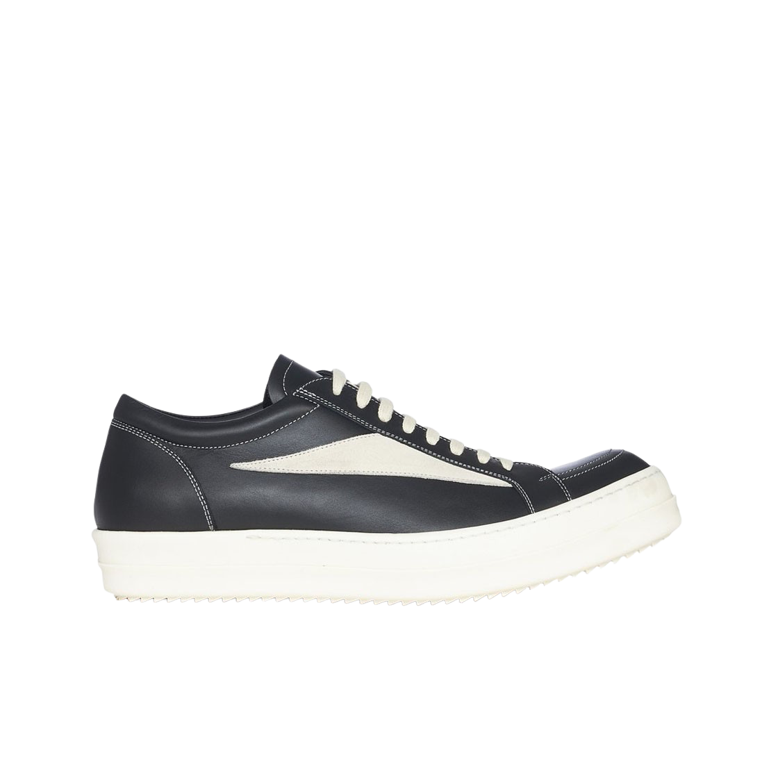 (W) 릭 오웬스 룩소르 빈티지 스니커즈 블랙 밀크((W) Rick Owens Luxor Vintage Sneakers Black Milk) - 1