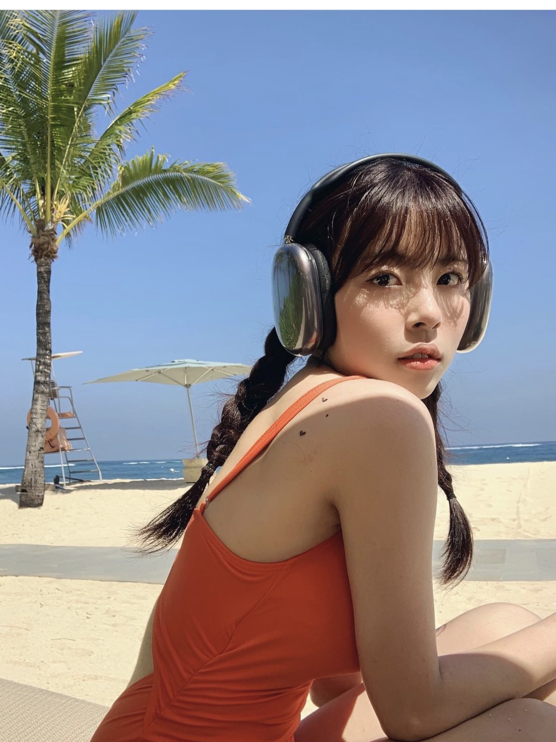 Apple AirPods Max Lightning Space Gray (Korean Ver.) 착용 스타일