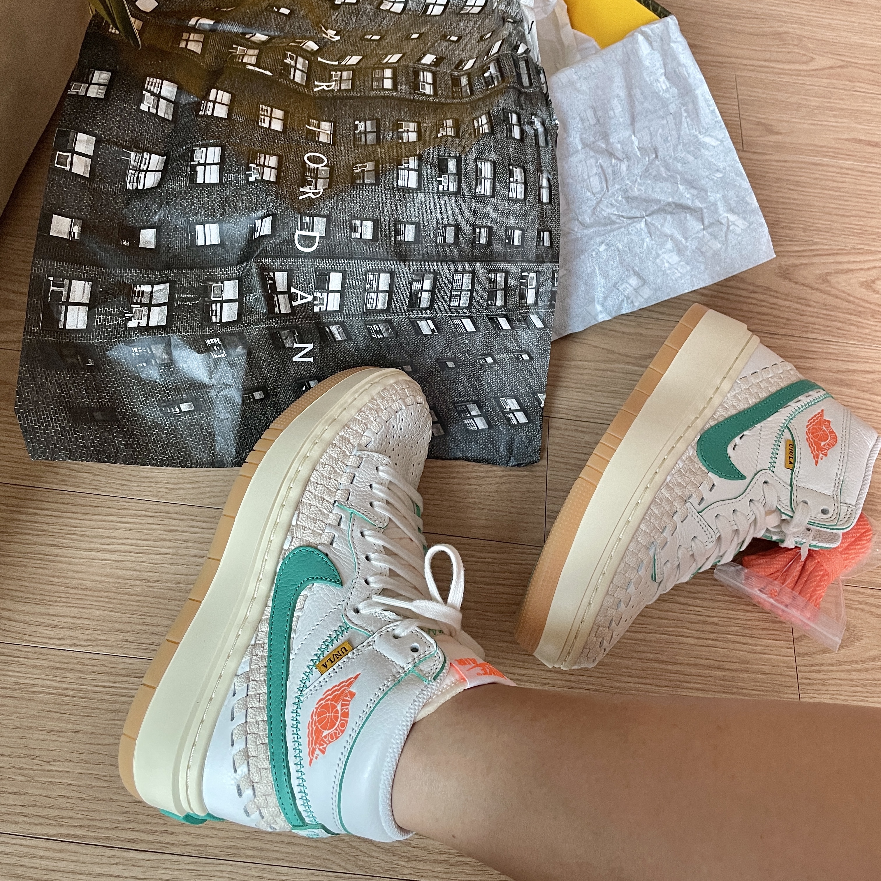 (W) Jordan 1 x Bephies Beauty Supply x Union Elevate High SP Summer  '96 착용 스타일 - 2