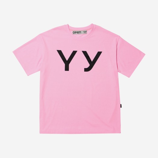 오픈 Yy 컬러 부산 와이와이 박스 티셔츠 핑크
