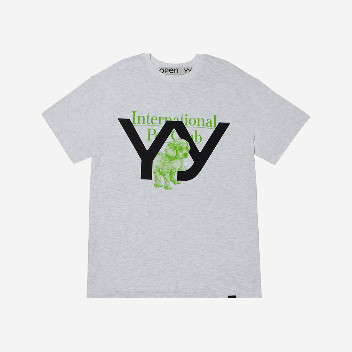 오픈 Yy 아카이브 펫 클럽 티셔츠 라이트 그레이 | Open Yy | KREAM