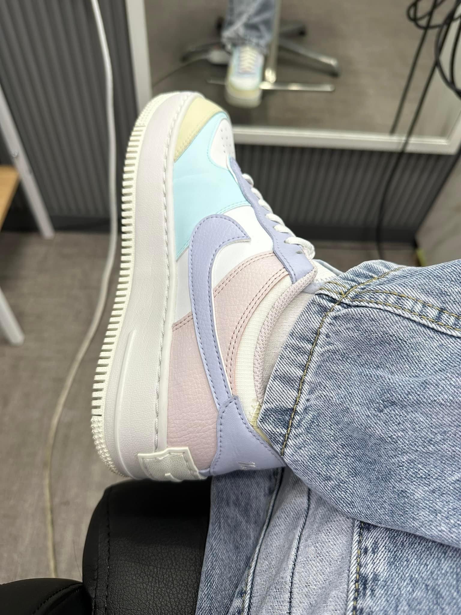 (W) Nike Air Force 1 Shadow Pastel 착용 스타일 - 2