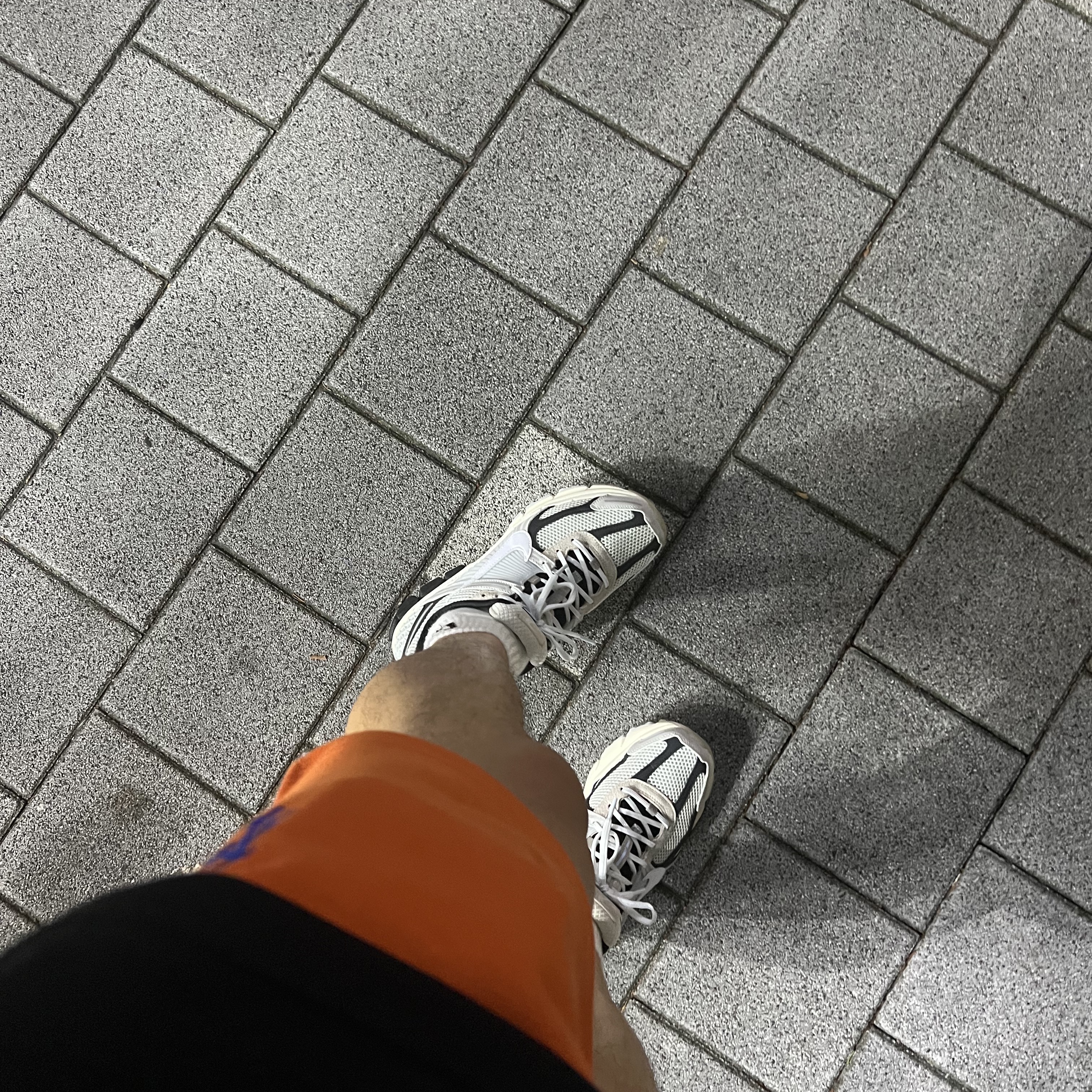 Nike Zoom Vomero 5 Light Bone and Black 착용 스타일