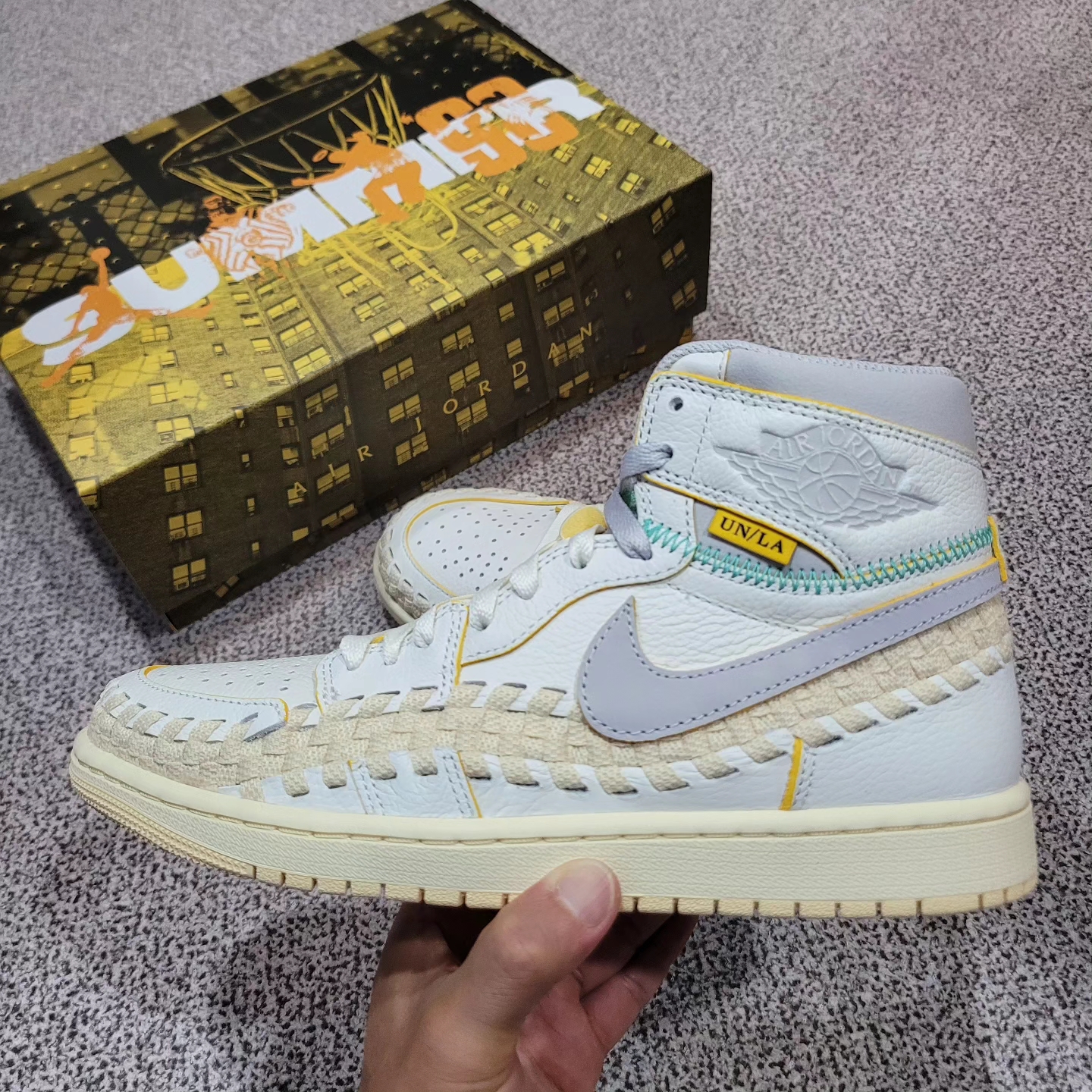 Jordan 1 x Bephies Beauty Supply x Union Retro High OG SP Summer '96 착용 스타일 - 4