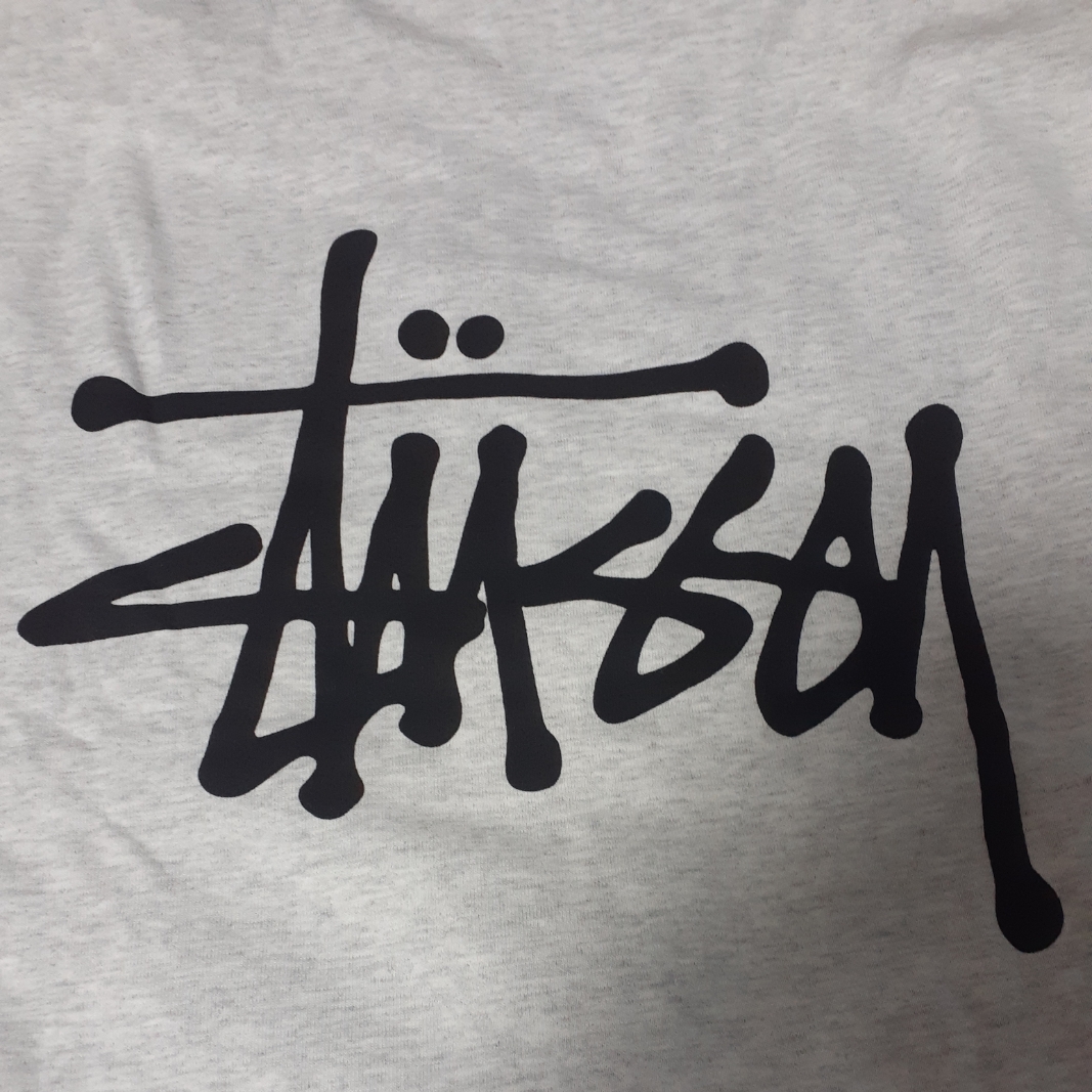Stussy Basic Stussy Zip Hoodie Ash Heather 2021 착용 스타일 - 3