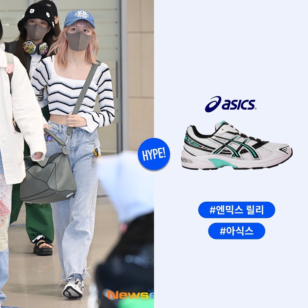 Adidas Forum Low White Black, Asics Gel-1130 White Black 착용 스타일 - 3