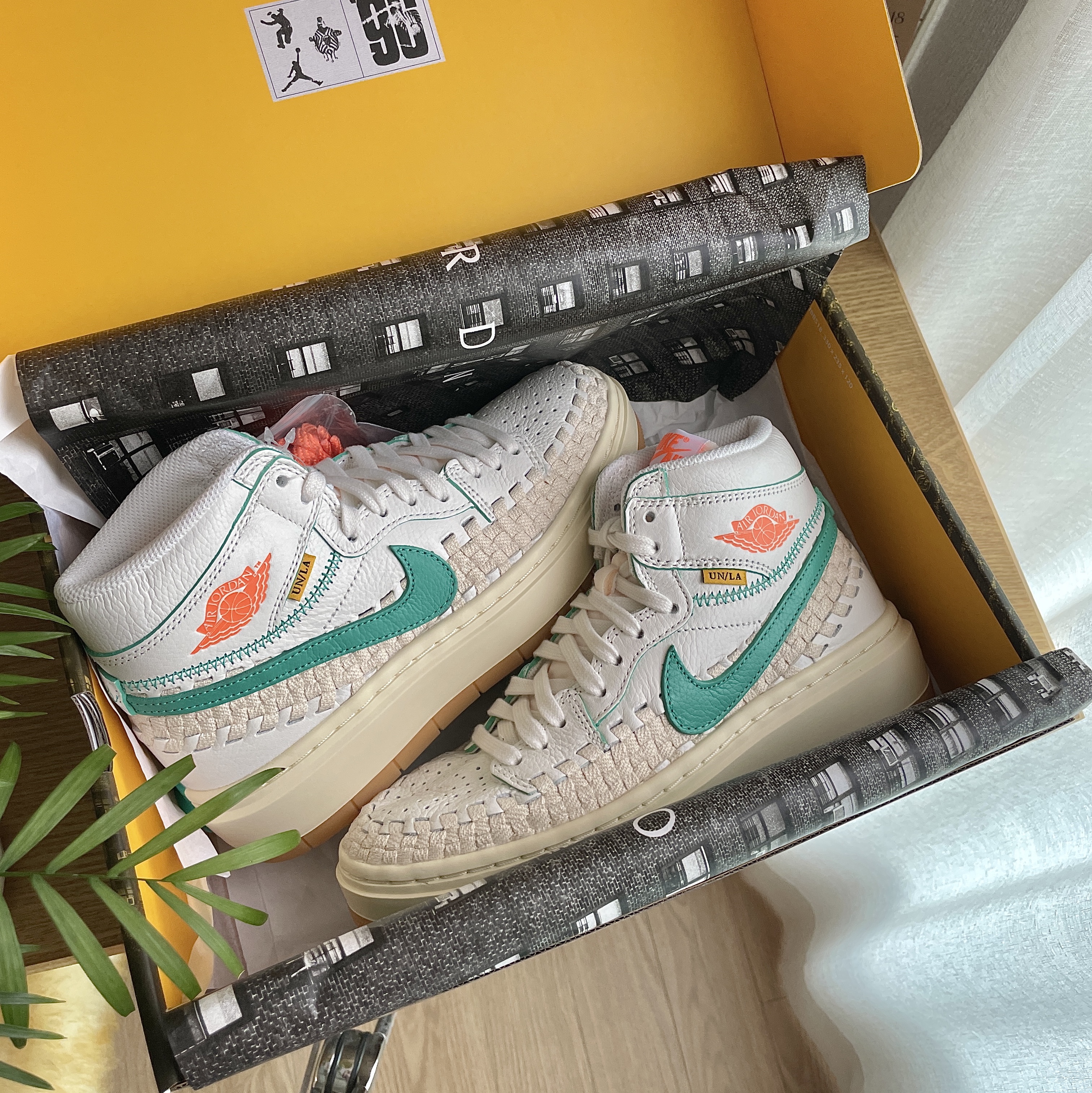(W) Jordan 1 x Bephies Beauty Supply x Union Elevate High SP Summer  '96 착용 스타일 - 1