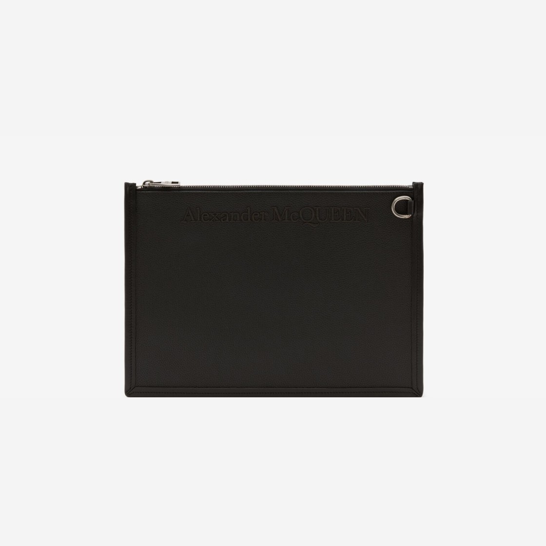 Alexander McQueen Edge Zip Pouch Black 상세 이미지 1