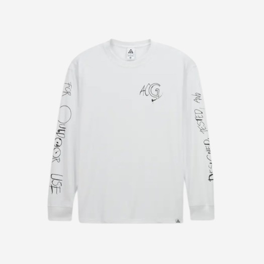 나이키 ACG 랄프 스태드먼 롱슬리브 티셔츠 서밋 화이트 - 아시아