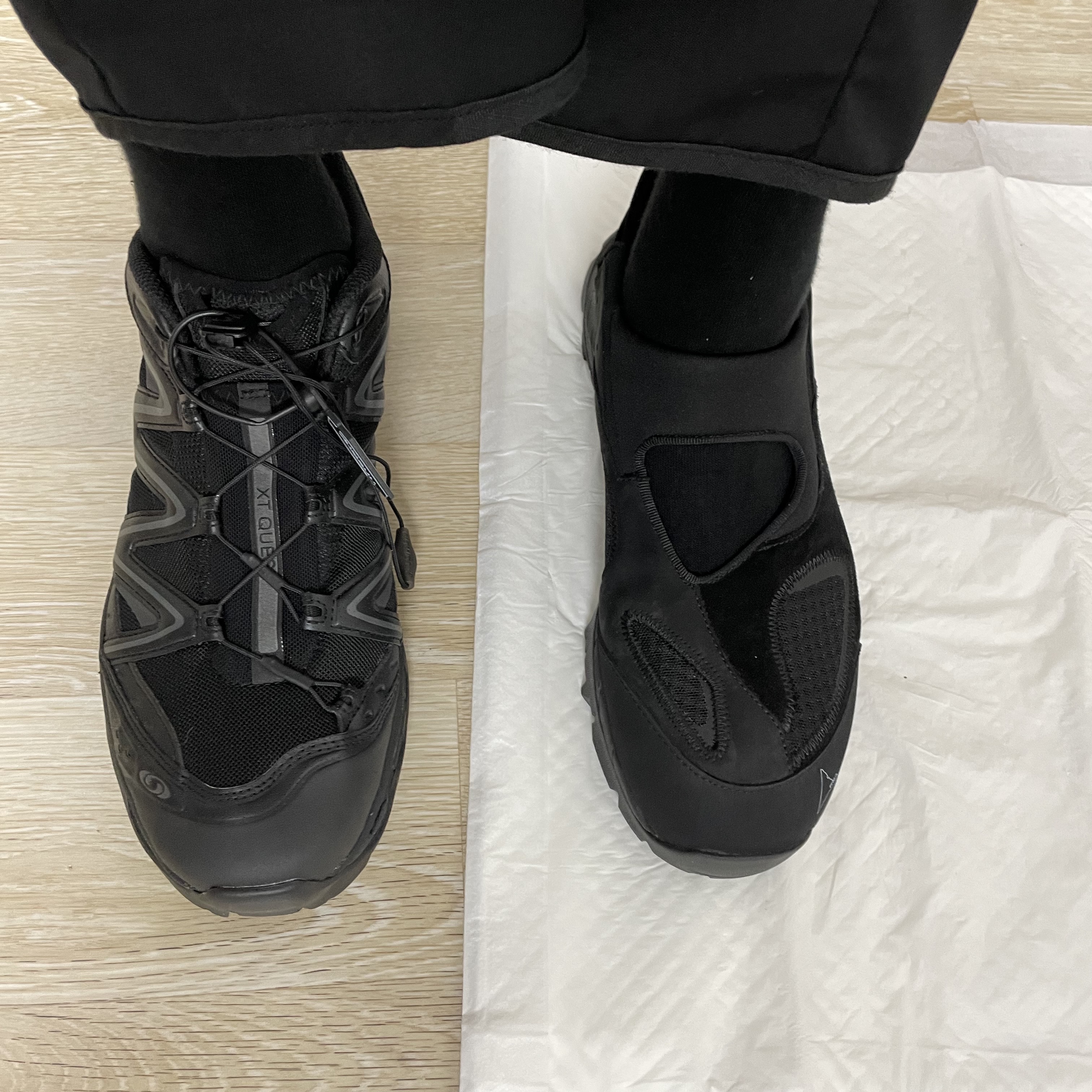 Salomon XT-Quest ADV Black 착용 스타일 - 1