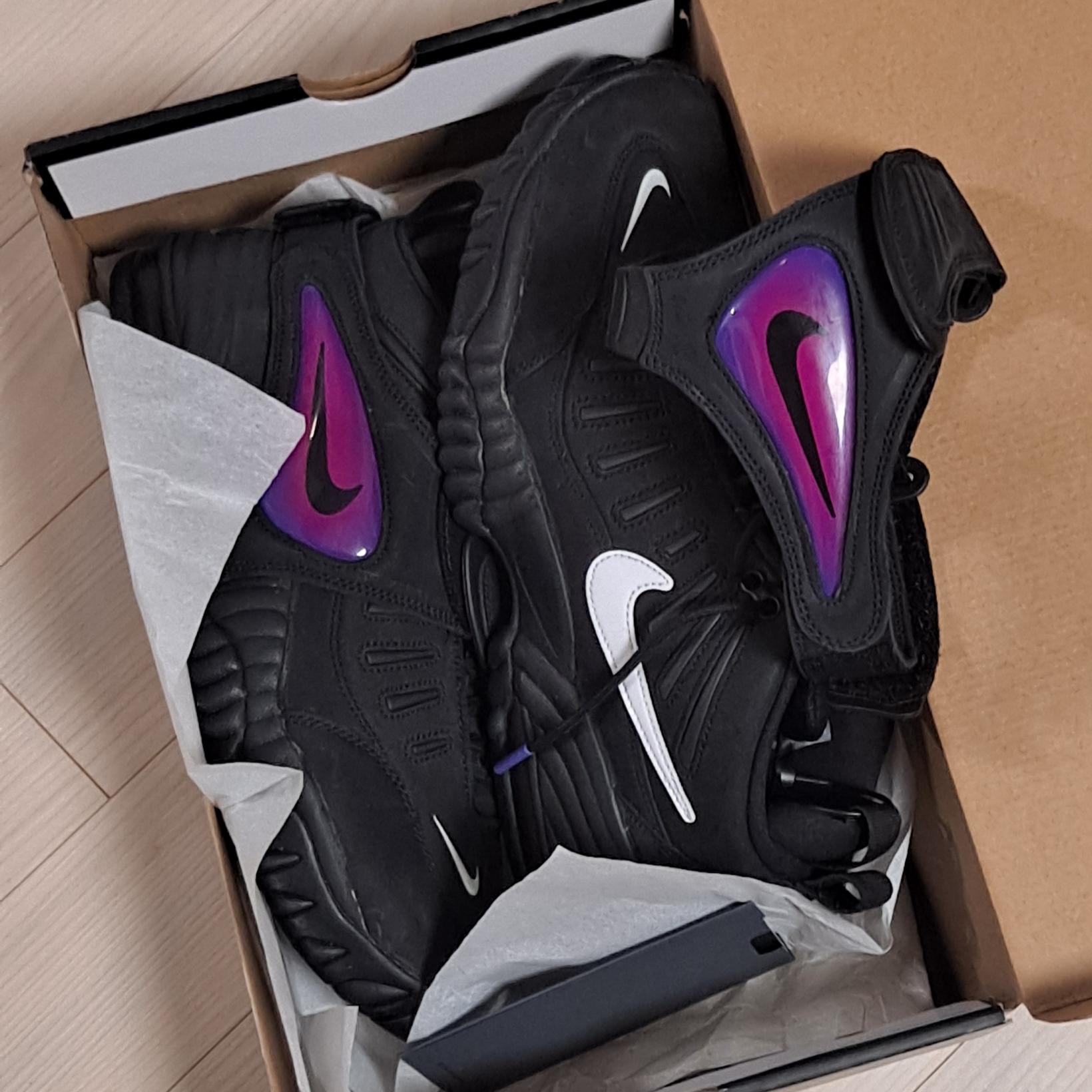 Nike x Ambush Air Adjust Force SP Black and Psychic Purple 착용 스타일