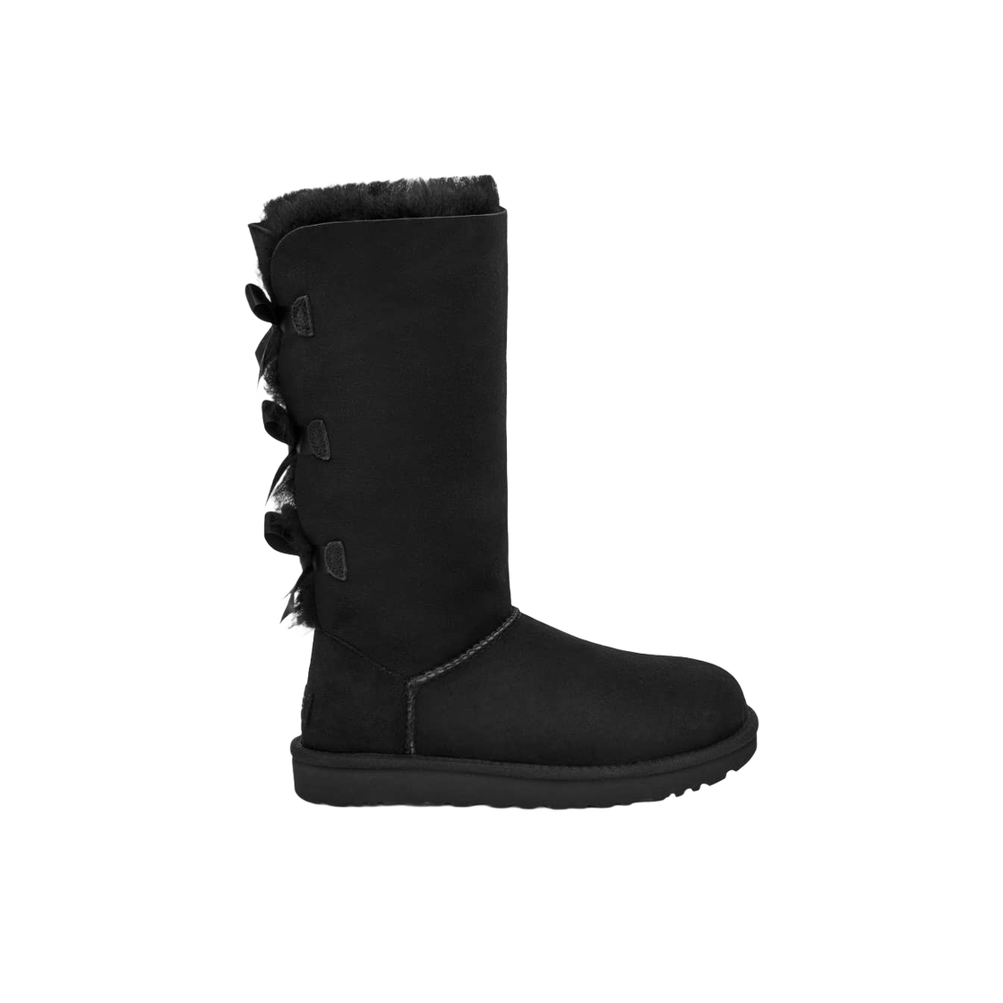(W) 어그 베일리 보우 톨 2 부츠 블랙((W) UGG Bailey Bow Tall II Boots Black) - 1