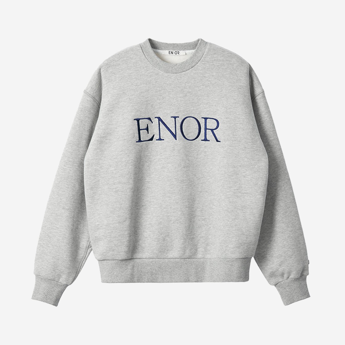 En Or Women Enor Logo Sweatshirt Grey 상세 이미지 1