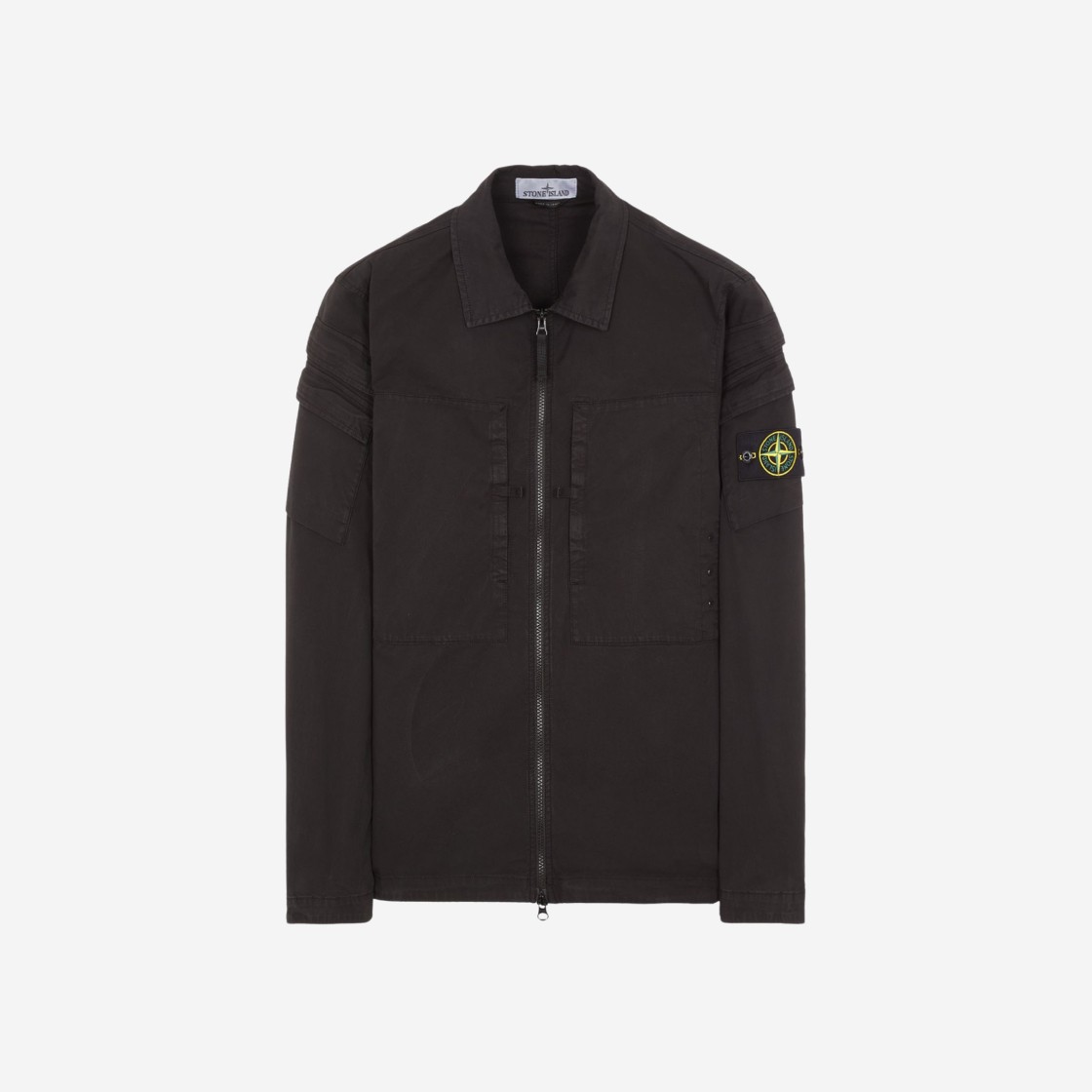 Stone Island 10610 Over Shirt Black - 23FW 상세 이미지 1