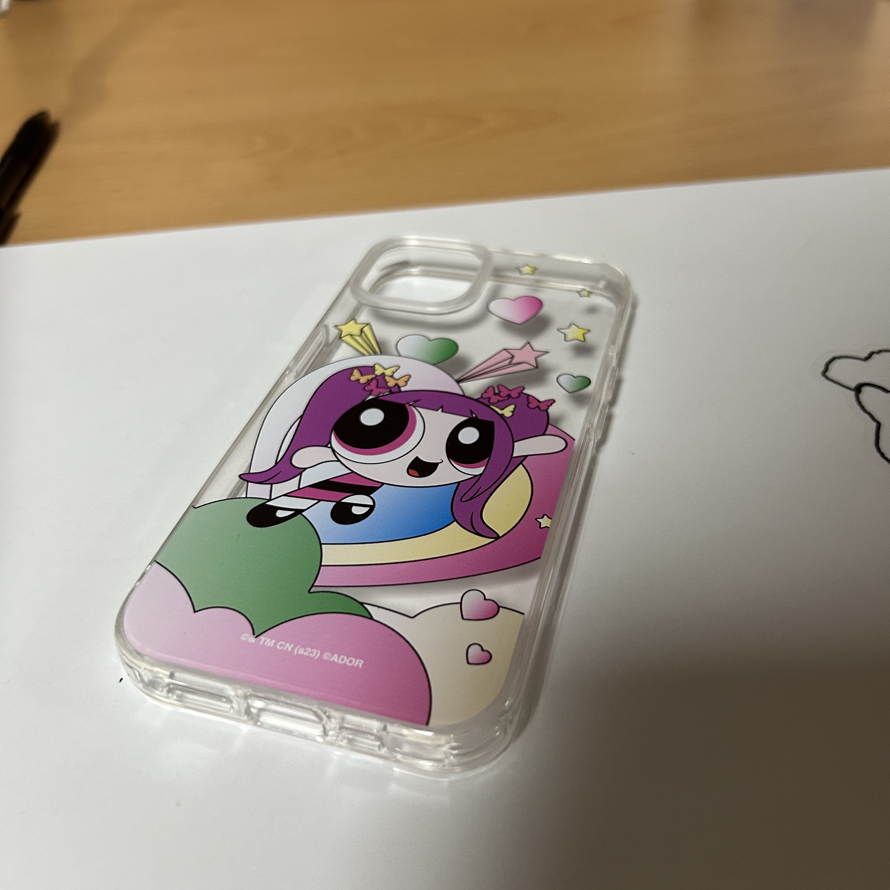 NewJeans x The Powerpuff Girls iPhone 14 Case Hanni 착용 스타일 - 2