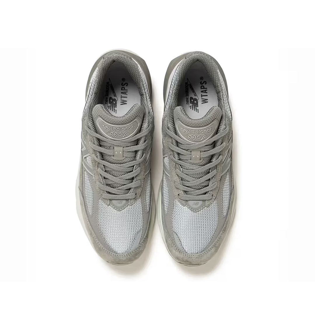 New Balance x WTAPS 990v6 Made in USA Moon Mist Mirage Gray 착용 스타일 - 4