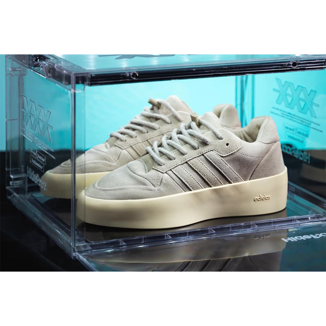 Adidas Rivalry 86 Low Sandy Beige Cream White, Adidas Rivalry 86 Low 2.5 Talc Carbon 착용 스타일 - 2