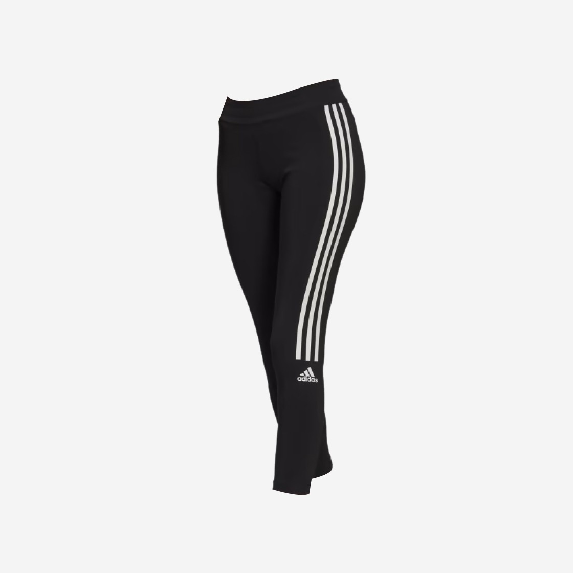 (W) Adidas Aeroready Designed To Move Cotton Touch 7/8 Leggings Black - KR Sizing 상세 이미지 1