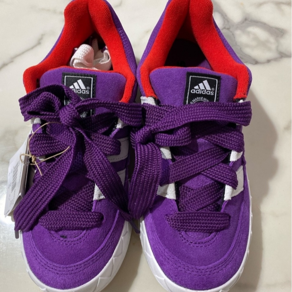 Adidas x Atmos Adimatic Glory Purple 착용 스타일
