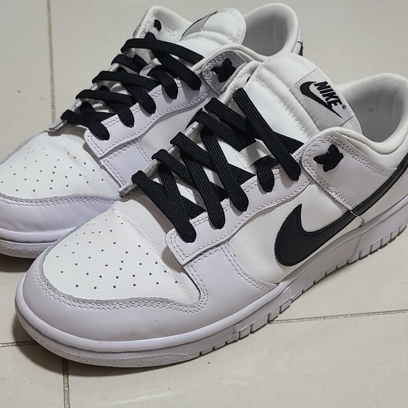 Nike Dunk Low Retro Summit White 착용 스타일