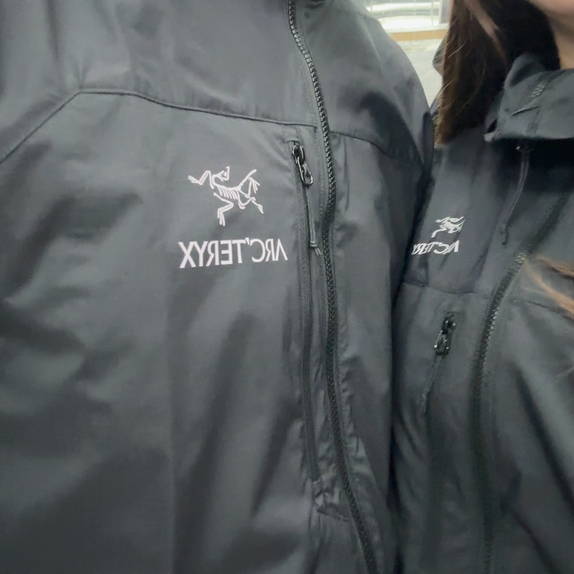 Arc'teryx Squamish Hoody Black 착용 스타일