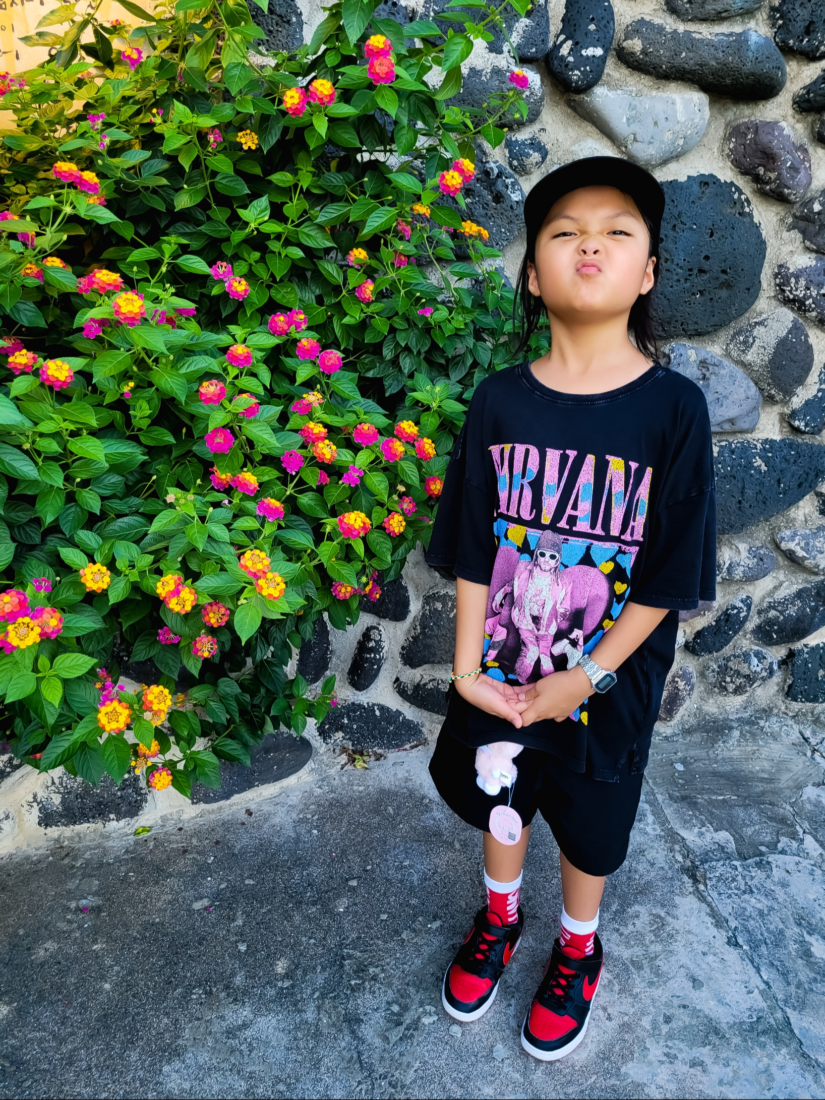 (Kids) Nike ACG Shorts Black - Asia, Casio A-159WA-N1 착용 스타일