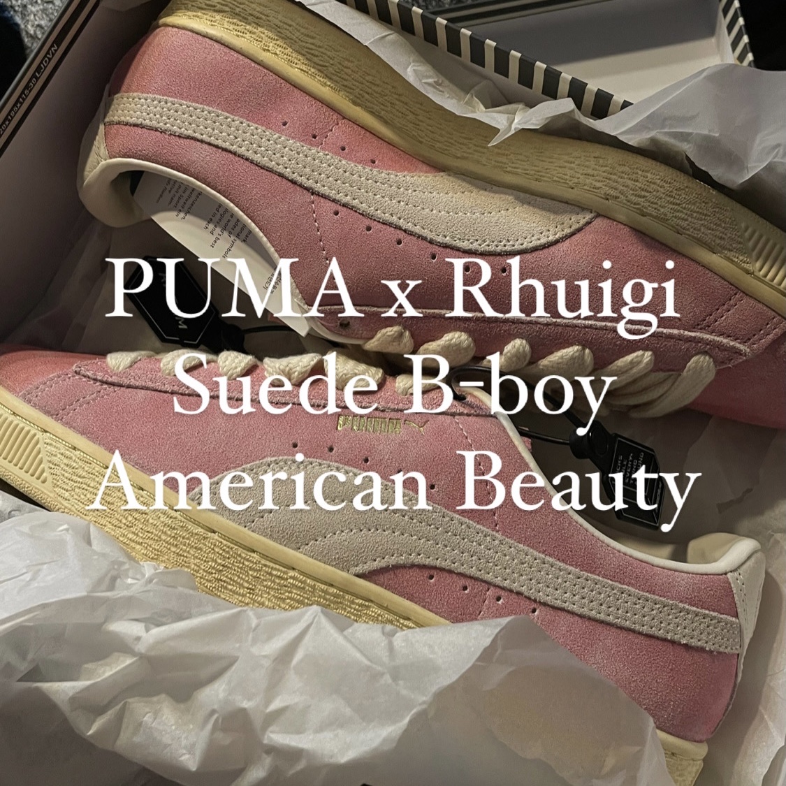 Puma x Rhuigi Suede B-boy American Beauty 착용 스타일