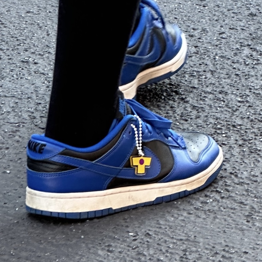 Nike Dunk Low Retro Hyper Cobalt 착용 스타일
