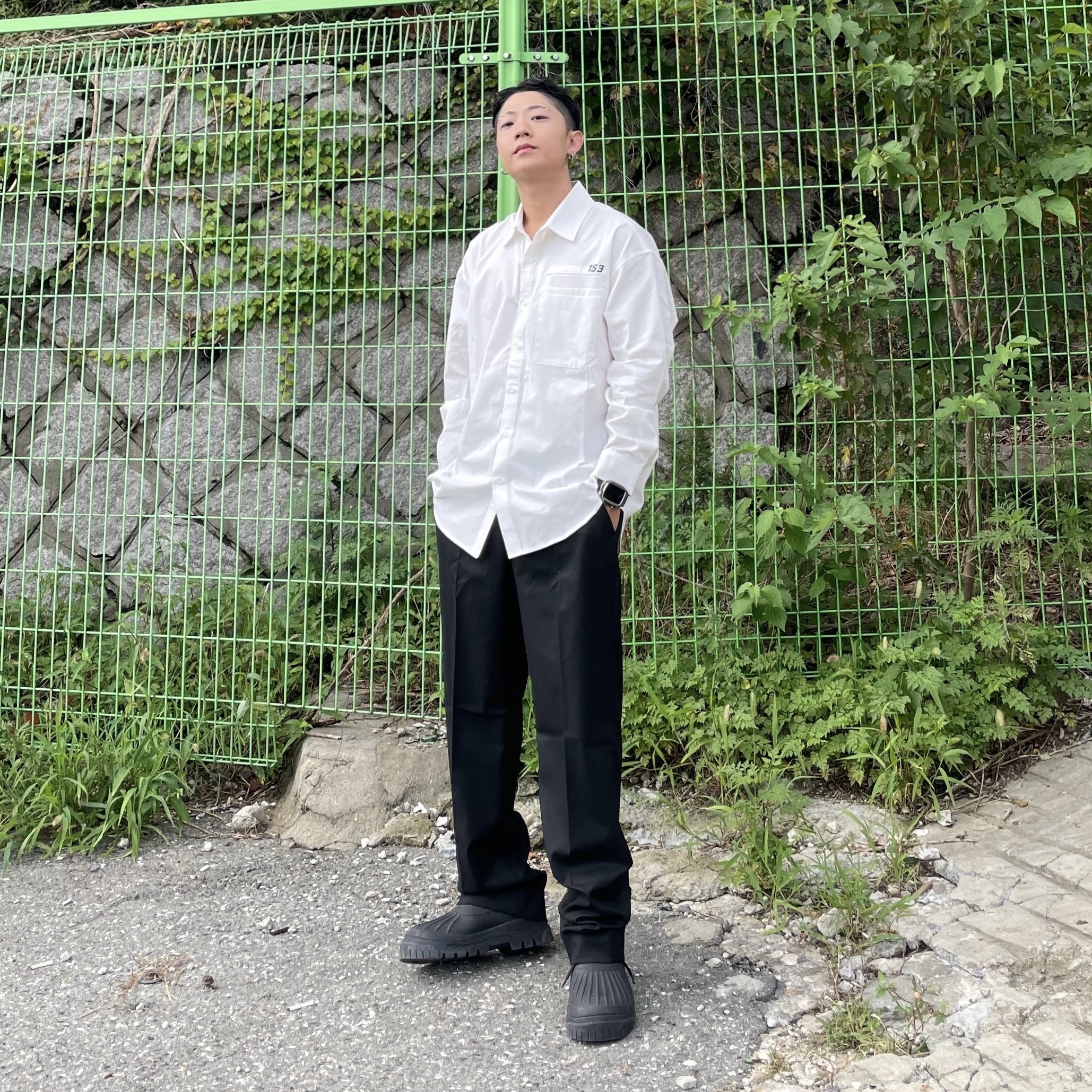 Axel Arigato Cryo Combat Boots Black 착용 스타일
