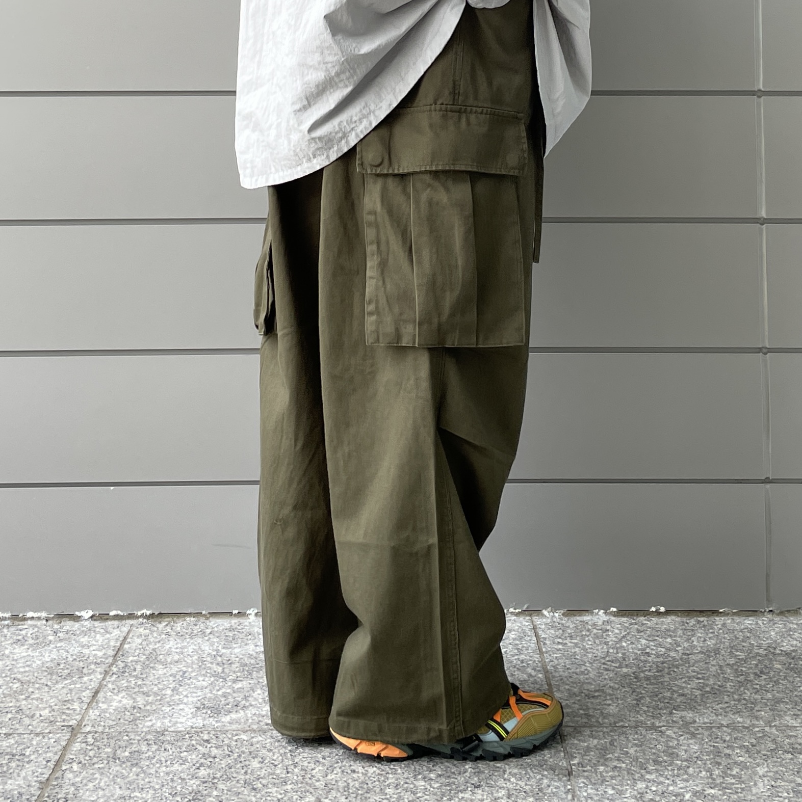Asics x Andersson Bell Gel-Sonoma 15-50 Olive Oil Dark Brown 착용 스타일 - 3