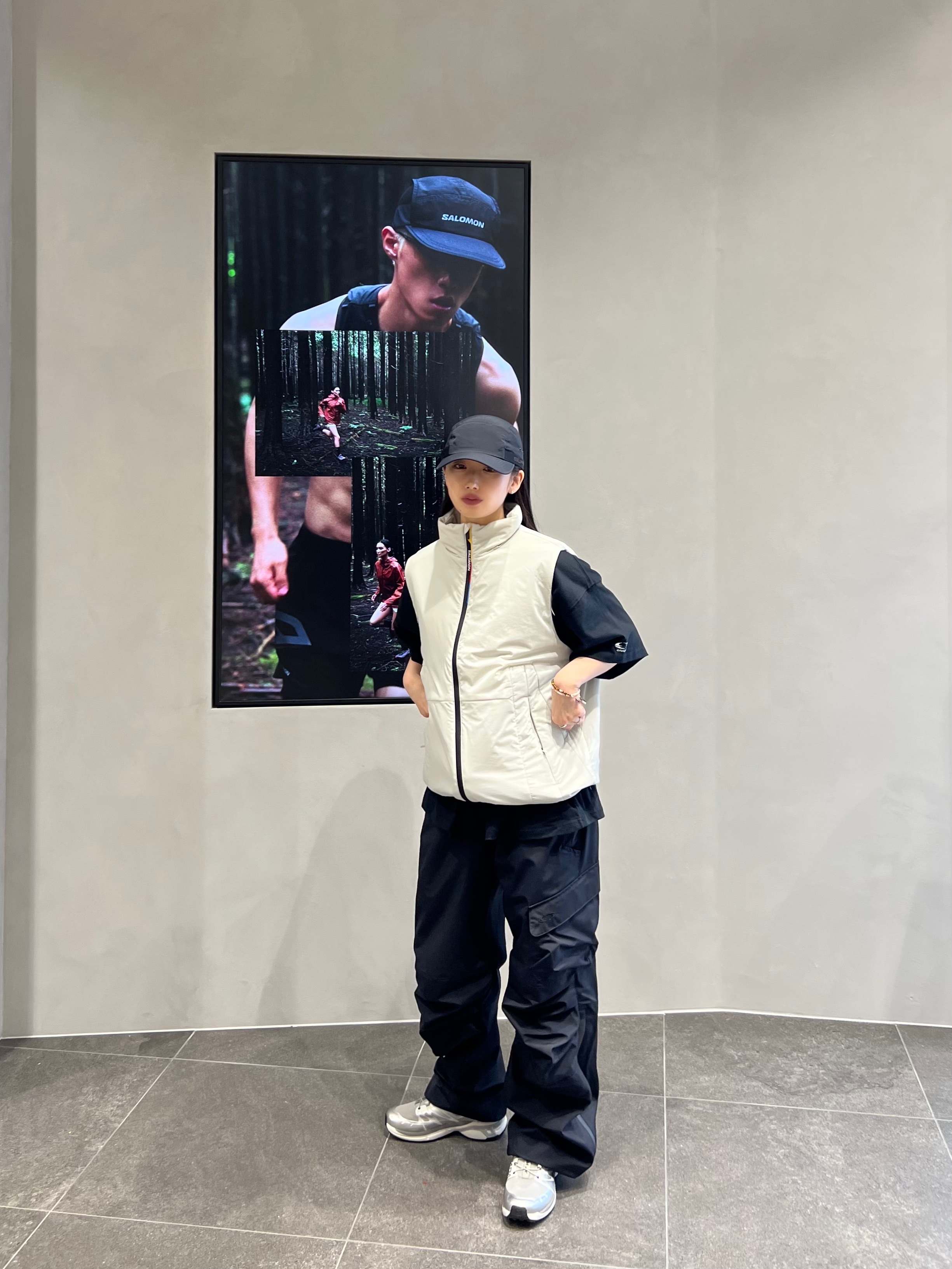 Supreme Sport Webbing Camp Cap Black - 23SS 착용 스타일 - 1