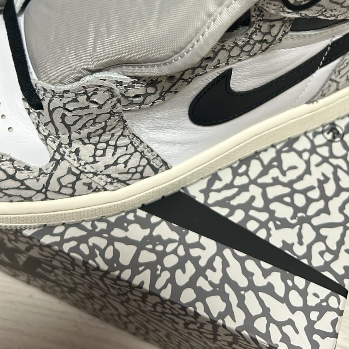Jordan 1 Retro High OG White Cement 착용 스타일