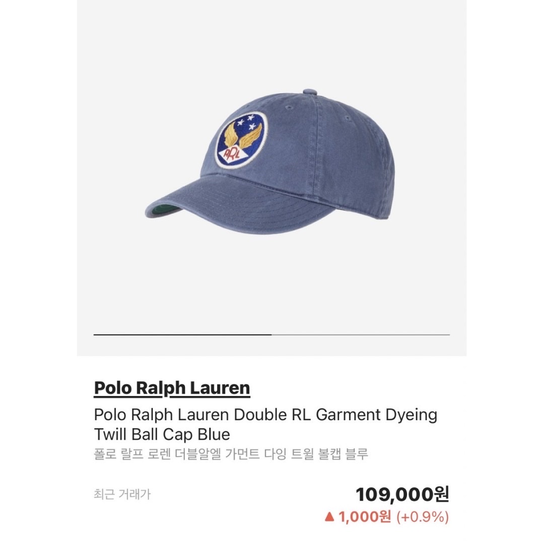 Double RL Garment Dyeing Twill Ball Cap Blue, Prada Re-Nylon Shirt Black 착용 스타일 - 5