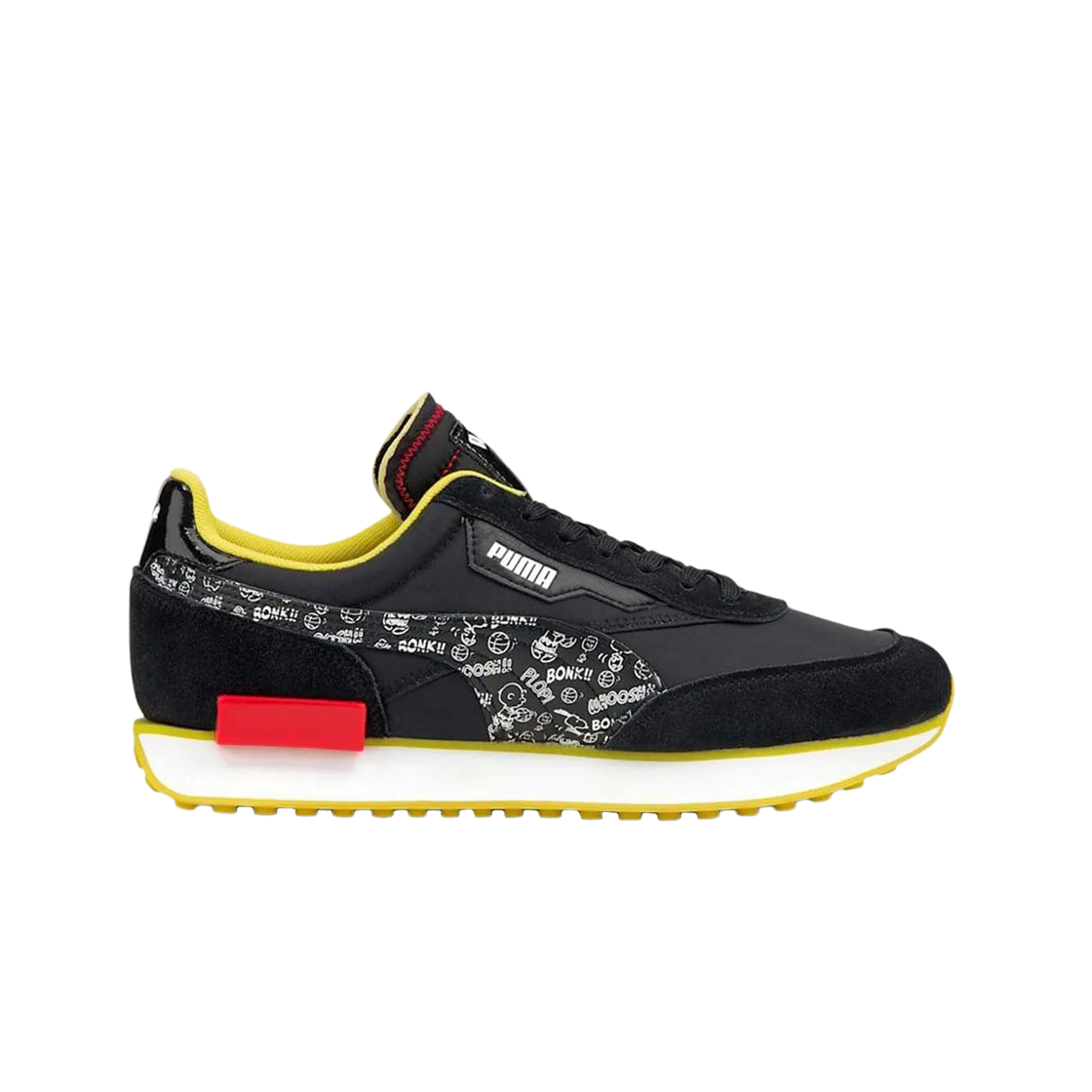 380483-01 Puma x Peanuts  Future Rider Black White